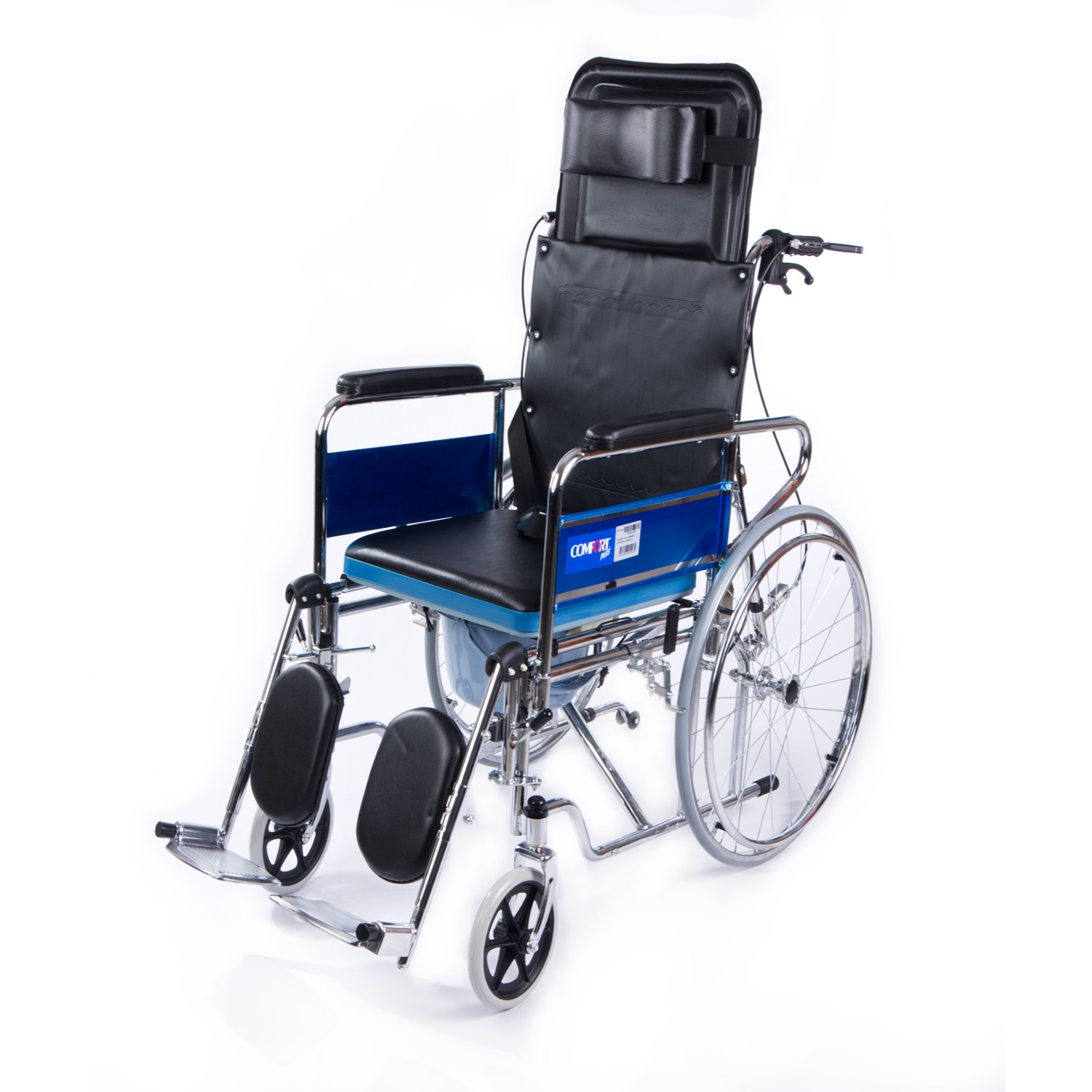 Comfort Plus DY02609GC Sırtı Yatar Ayak Kalkar Tuvalet Özellikli Tekerlekli Sandalye